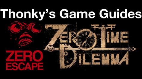 zero ztd|Zero Time Dilemma Walkthrough .